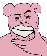 big_lips hand pink_skin pokemon raised_eyebrow slowpoke subvariant:hunky_twink_sex_machine thinking variant:alicia // 768x910 // 19.3KB