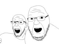 multiple_soyjaks new_variant smile soy variant:unknown // 600x451 // 21.7KB