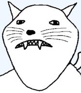 animal cat judge judge_(off) no_stubble off_(video_game) ominous ominous_smile smile subvariant:impish_meowjak // 266x306 // 14.6KB