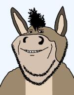 animal donkey dreamworks ear fixed grin impish looking_at_you shrek smile stubble transparent_background variant:impish_soyak_ears // 607x779 // 34.5KB