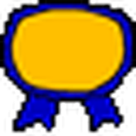32x32 animated award badge emoticon ext=gif meta:emoji_event meta:emoticon nas:award pixel_art pixelated transparent_background // 32x32 // 1.3KB
