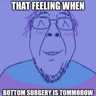 closed_eyes knee_surgery smile tranny transgender_flag variant:bernd // 1000x1000 // 220.7KB