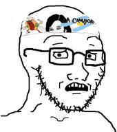 argentina glasses looking_at_you open_mouth scared soyjak stubble subvariant:soyak_(concerned) variant:soyak white_background // 708x800 // 111.6KB