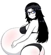 ai_but_not_completely_ai_doe beanie belly big_belly bikini black_hair blue_eyes edit glasses holding_belly meta:ai_generated necklace pregnancy pregnant smile sweating variant:soytan // 917x977 // 268.9KB
