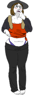 circle_glasses fat fatass female fur_coat meta:namefags red_shirt series:pawgqueen subvariant:female_cobson thong thub_(faggot) thub_(user) thunder_thighs variant:cobson voluptuous // 772x1999 // 44.1KB