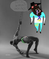 argentina bbc black_skin blood bloodshot_eyes clothes gigachad hanging hat italy mustache open_mouth proto-slopjak redraw rope soyjak speech_bubble stubble subvariant:brunetto text tongue variant:bernd // 844x1008 // 218.6KB