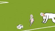 angry artist:Catjakker baby babyjak grass running soccer soccer_ball subvariant:feralrage variant:feraljak variant:gapejak variant:oranjak // 686x386 // 39.9KB