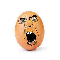 egg looking_at_you open_mouth soyjak stubble variant:cobson // 316x316 // 17.7KB