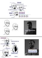 angry bloodshot_eyes closed_mouth crying gigachad greentext homosexual screenshot stubble tomboy variant:soyak // 2376x3232 // 2.0MB