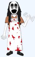 blood clothes female full_body mask necklace ripped_clothes scary variant:soytan // 1352x2196 // 91.7KB