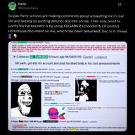 dox edit parlo souldrivenlove variant:impish_soyak_ears variant:markiplier_soyjak // 1000x1000, 29.9s // 55.3MB