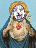 ack flower hanging heart plant robe rope sword tranny variant:bernd virgin_mary // 560x750 // 460.0KB