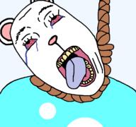 bear furry hanging little_deadly_thing_is_a_pedo meta:tagme open_mouth pretty_blood rinny tongue variant:bernd wtf_happened_to_the_bow // 771x723 // 23.4KB