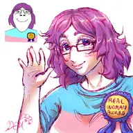 award bait brimstone coal dust flag:transgender_pride_flag meta:bait meta:not_oc purple_hair real_woman_award series:trannies_trying_to_deackify_troonella sisa subvariant:59_percent subvariant:bridget tranny tranny_artstyle transgender_flag troon variant:bernd variant:gapejak xitter_coal // 1200x1200 // 288.7KB