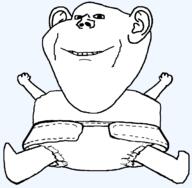 closed_mouth diaper hand hands_up looking_at_you shaved smile subvariant:pissbaby template transparent_background variant:impish_soyak_ears // 1480x1452 // 41.5KB