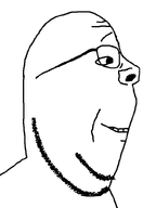 closed_mouth glasses series:sidejaks smile soyjak stubble subvariant:gapejak_side subvariant:side_wholesome_soyjak template transparent_background variant:gapejak // 600x800 // 13.8KB