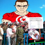 2soyjaks ack arabb berber chad chud countrywar egypt faggot flag:libya flag:tunisia glasses irl kys libya muscles mustache nigger open_mouth rope stubble subvariant:chudjak_front subvariant:muscular_chud suicide teeth tongue trend:slopjak tunisia tunisian united_arab_emirates united_kingdom variant:bernd variant:chudjak // 1080x1080 // 1.4MB