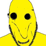 black_eyes death evil malice smile soulless variant:cobson yellow_skin // 721x720 // 159.2KB