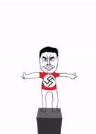 1488 animated arm clothes dance full_body glasses hand leg nazism oekaki redraw smile soyjak subvariant:chudjak_front swastika tshirt variant:chudjak // 600x835 // 28.3MB