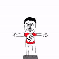 1488 animated arm clothes dance full_body glasses hand leg nazism oekaki redraw smile soyjak subvariant:chudjak_front swastika tshirt variant:chudjak // 600x835 // 28.3MB