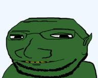 bald big_nose content_aware ear glasses goblin green_skin looking_at_you pointy_ears stubble subvariant:massjak subvariant:wholesome_soyjak variant:gapejak yellow_teeth // 750x599 // 11.8KB
