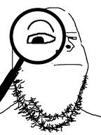 closed_mouth magnifying_glass neutral soyjak stubble variant:gapejak // 600x800 // 25.9KB