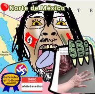award bisexual claw flag:bisexual_pride_flag flag:transgender_pride_flag larper lolicon meta:leaky mexican_flag mexico nail nazi_flag nazism pushpin snca spanish_text swastika tranny transexual troon variant:bernd // 434x432 // 194.4KB