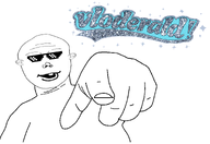 ear exclamation_mark forehead_lines gem mlg mouth_open pointing shades sparkle text tooth variant:scabrjak variant:vlodson vloderald white_background // 1706x1173 // 445.8KB