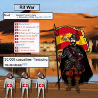 ack brown_skin clothes flag:morocco flag:spain flag_bearer france hang hanged hanging hat irl_background islam islamic morocco muslims rif_war spain spaniard spanish star_and_crescent tmd total_mudslime_death total_muslim_death wikipedia // 1080x1080 // 327.3KB