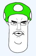 1-up chud mushroom shroom variant:chudjak // 834x1314 // 22.0KB