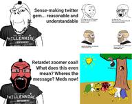 angry balding beard clothes cob_gang gem glasses janny millenial open_mouth queen_of_spades red_skin smug stubble subvariant:hornyson subvariant:shoyta variant:chudjak variant:cobson variant:feraljak variant:gapejak variant:impish_soyak_ears variant:markiplier_soyjak variant:soyak variant:wojak wojak zoomer // 1259x990 // 273.2KB