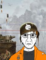 Warrior-Z(user) art award brown_hair comment dan logo mascot onion painting soybooru thousand_yard_stare variant:soyak world_war_z // 1595x2048 // 4.2MB