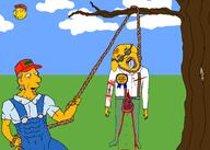ack arthur bloodshot_eyes cartoon cloud farmer grass hanging holding_rope janny rope sky sneed sneed's_feed_and_seed sun the_simpsons tree tv_(4chan) variant:bernd // 2100x1500 // 581.4KB
