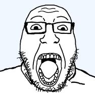 beard fixed glasses hybrid open_mouth series:fusionjaks subvariant:berndplier template variant:bernd variant:markiplier_soyjak white_skin // 1148x1175 // 41.6KB