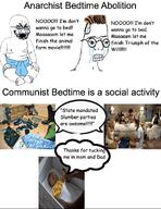 anarchism baby bed bedtime communism crying diaper sleep slumber_party variant:cryboy_soyjak wojak zoomer // 828x1073 // 225.3KB