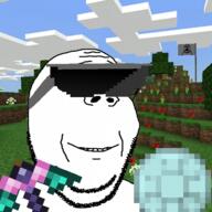 diamond exquisite_diamond flag gem glasses gregtech minecraft pickaxe pickaxe_(minecraft) smile soyjak stubble subvariant:wholesome_soyjak tinker's_construct variant:gapejak video_game // 600x600 // 392.1KB