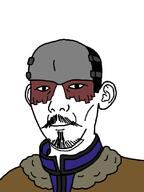 anime closed_mouth golden_kamuy kuz mask scar soyjak tsurumi_tokushiro variant:kuzjak // 810x1080 // 95.7KB