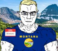 hello_i_am_from hello_my_name_is_(sticker) montana state subvariant:muscular_chud trend:aryan variant:chudjak // 1059x929 // 735.7KB