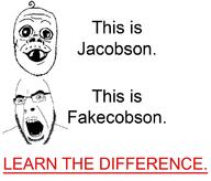 2soyjaks baby deformed glasses know_the_difference mustache open_mouth qa_(4chan) schizo soyjak stubble subvariant:jacobson text variant:a24_slowburn_soyjak variant:cobson // 1124x958 // 123.0KB