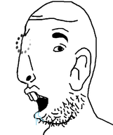 buck_teeth cross_eyed drool ear loading open_mouth retard series:sidejaks soyjak stubble subvariant:fanta_rat subvariant:fanta_rat_side template transparent_background variant:fantajak // 450x535 // 22.3KB
