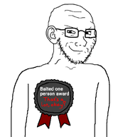 arm award baited_one_person_award ear eyebrows glasses looking_at_you neck nose smile smirk smug stubble text variant:soyak white_background white_skin // 520x600 // 48.4KB
