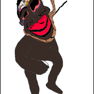 animated big_lips black_skin brown_skin chud_(boorufag) chud_(soybooru) dance full_body lips naked nigger obsessed rope selfish_little_fuck smile subvariant:jartycuck trend:jartycuck trend:slopjak variant:chudjak // 536x706 // 1.0MB