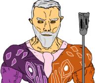3soyjaks beard brown_sclera buff chud closed_mouth clothes daedra daedric_prince ear grey_hair hair scarf sheogorath staff subvariant:chudjak_front subvariant:muscular_chud the_elder_scrolls the_elder_scrolls_v:_skyrim variant:a24_slowburn_soyjak variant:chudjak variant:james_youniverse vein video_game wabbajack white_background white_skin yellow_eyes // 1059x929 // 53.3KB
