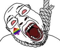 ack black_and_white buffalo_(tyler_the_creator) gay_flag glasses golf_pride_worldwide hanging iron_cross nigger noose open_mouth queen_of_spades soyjak stubble tyler_the_creator variant:bernd white_skin whiteface // 1200x1125 // 153.1KB