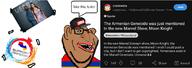 amerimutt armenia armenian_genocide cap clothes crying ear flag glasses hat kanye_west marvel open_mouth reddit soyjak stubble subvariant:impish_amerimutt variant:impish_soyak_ears // 1096x387 // 309.6KB