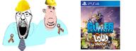 autism bloodshot_eyes cities_skylines goofy hard_hat playing_instrument pogo ribbon subvariant:blobson text thanos the_loud_house variant:cirrus variant:cobson video_game // 1207x456 // 274.4KB