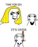 crying female glasses hanging its_over open_mouth rope sex soyjak suicide text tongue variant:dogjak wojak woman yellow_hair // 846x1050 // 131.8KB