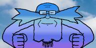 arm blue_skin body calm cloud dr_eggman fist glasses irl_background mustache pingas sega smile sonic soyjak stubble variant:shitty_nuvariant_number_103729862219009 // 1056x527 // 170.5KB