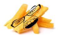 angry food fries glasses mustache objectsoy open_mouth soyjak stubble variant:feraljak vegetable // 612x408 // 256.8KB