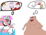 amerimutt aryan_beast chud meta:op_is_a_retarded_lazy_faggot_for_not_tagging_his_own_shit meta:tagme mutt slug subvariant:slugmutt tranny_artstyle transgender_flag variant:megjak // 500x381 // 133.5KB